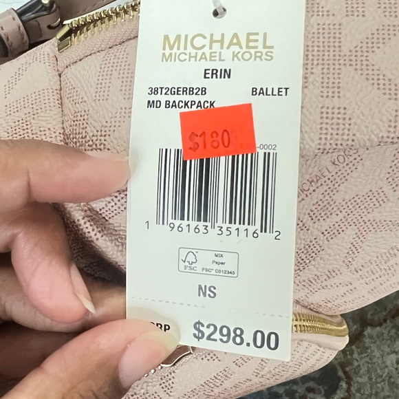 Medium Backpack Michael Kors ERIN Ballet main image 4
